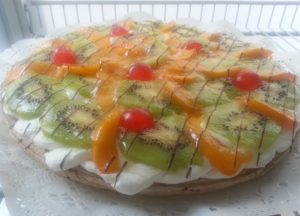 semifría nata-frutas